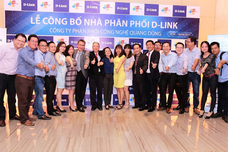 D-Link Distributor Announcement Ceremony - Quang Dung Technology Distribution Company (QD.TEK)