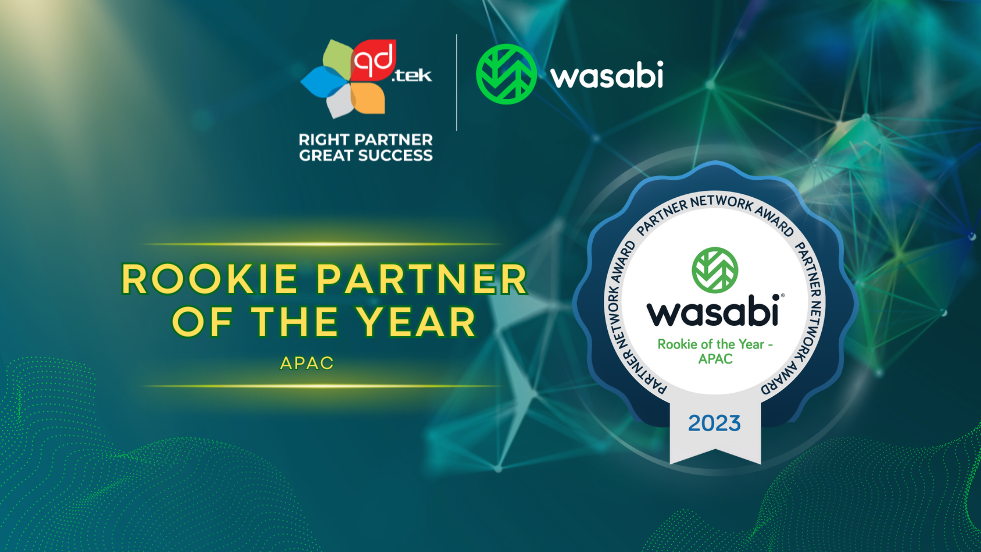 QD.TEK Named Rookie Partner of the Year, APAC in Inaugural Wasabi Partner Network Awards