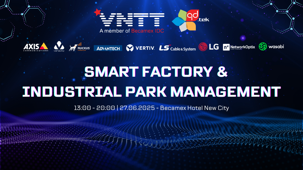 Smart Factory & Industrial Park Management: QD.TEK đồng hành cùng doanh nghiệp Bình Dương
