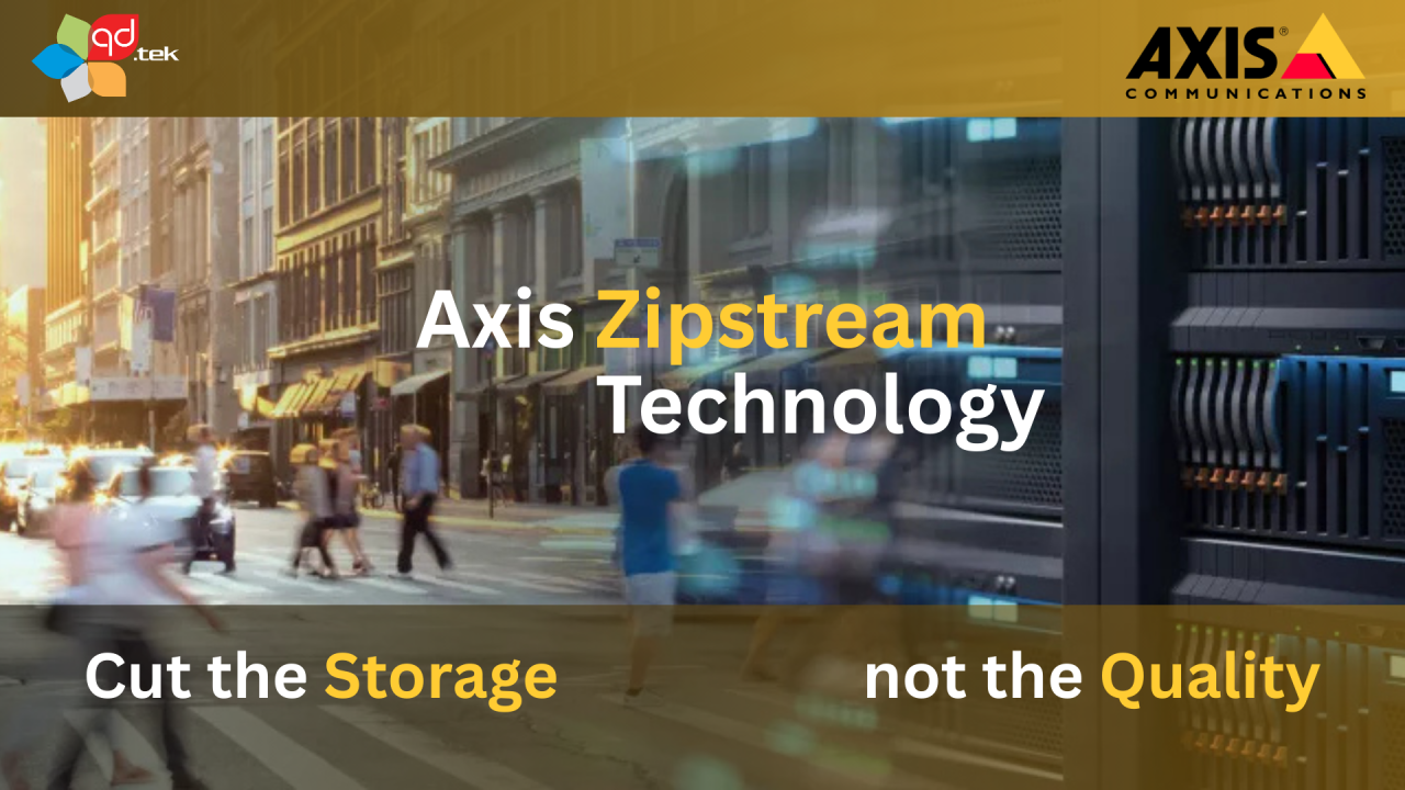 Zipstream: Công nghệ nén thông minh của Axis