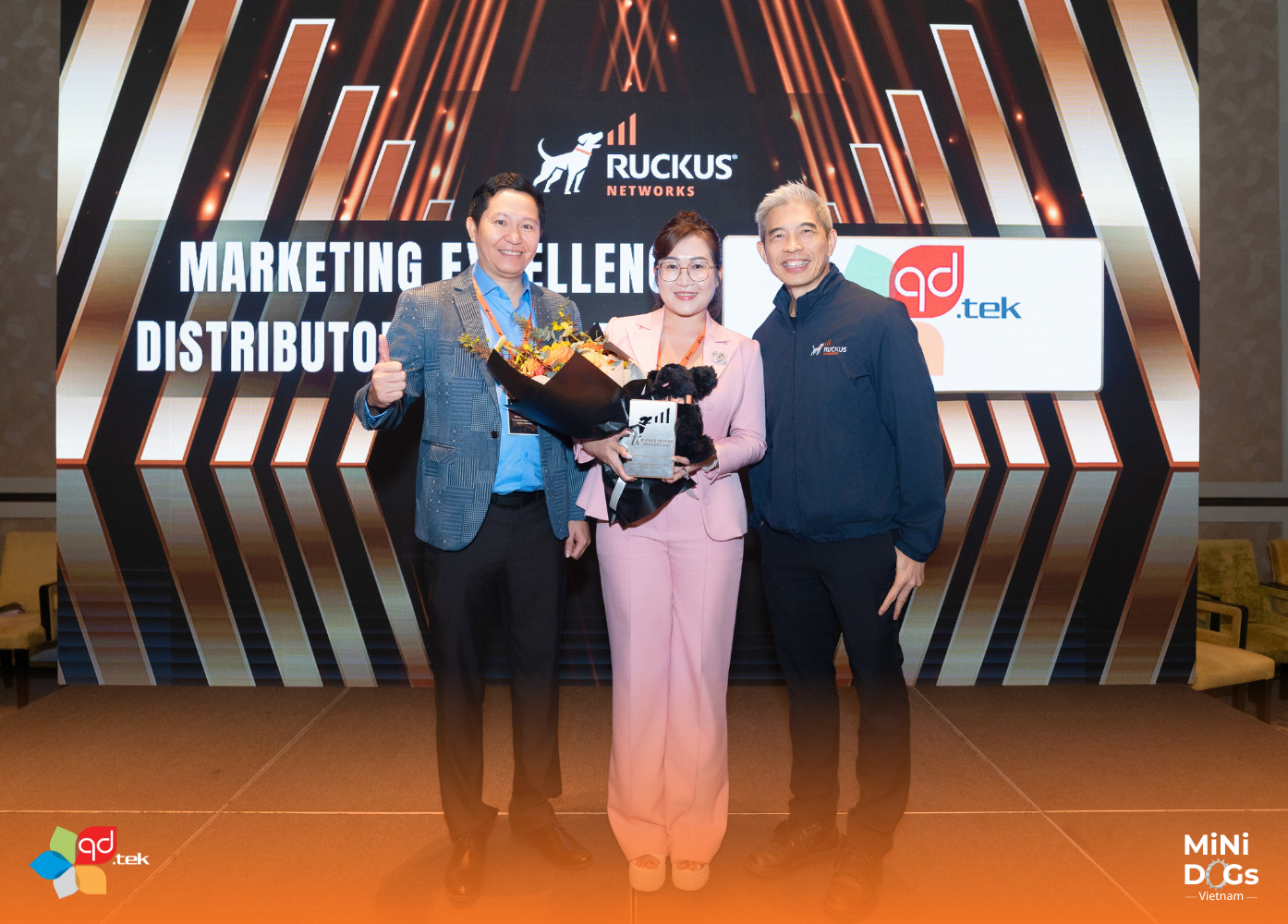 MARKETING EXCELLENCE FY25: QD.TEK GHI DẤU ẤN TẠI RUCKUS MINI DOGS